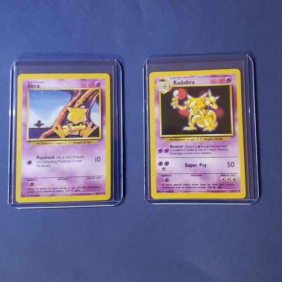 1995 kadabra pokemon card value 32/102 - (32/102) Colorless Retreat Cost Base 1 Kadabra With Multiple